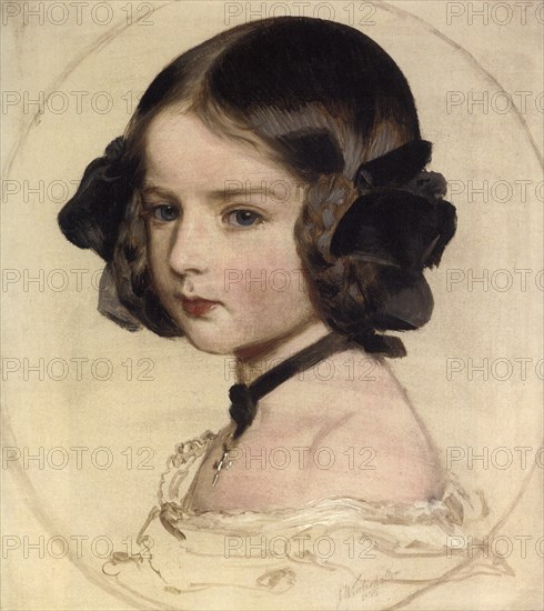 'Princess Clotilde of Saxe-Coburg and Gotha', (1846-1927), 1855.  Artist: Franz Xaver Winterhalter