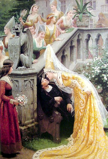 'Alain Chartier', 1903.  Artist: Edmund Blair Leighton