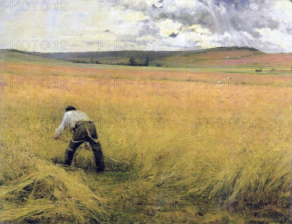 'The Ripened Wheat', 1880. Artist: Jules Bastien-Lepage