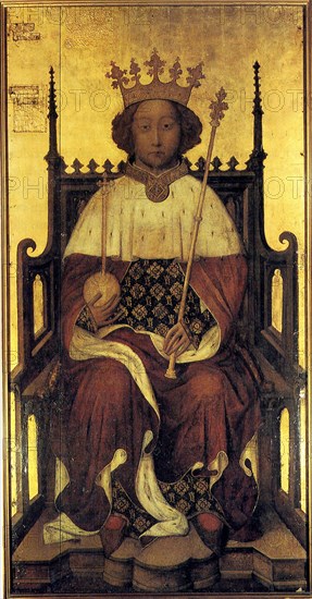 King Richard II of England, c1390.  Artist: Anon