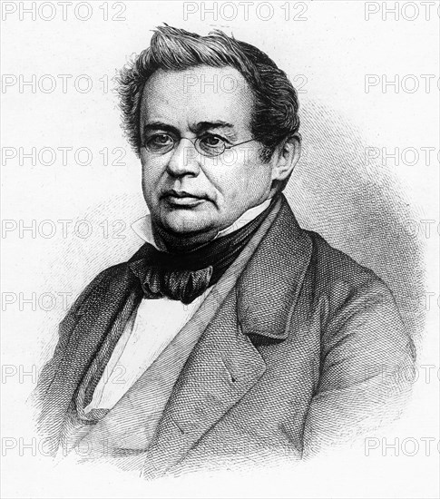 Heinrich Friedrich Emil Lenz, Russian-German physicist, 19th century. Artist: Unknown