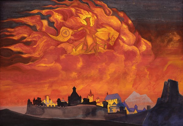 'Sophia - the Wisdom of the Almighty (Santa Protectrix)', 1932.  Artist: Nicholas Roerich