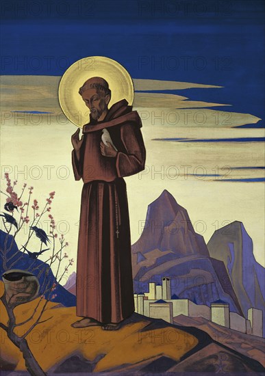 'Saint Francis', 1932.  Artist: Nicholas Roerich