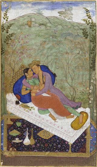 'Lovers', c1597.  Artist: Manohar