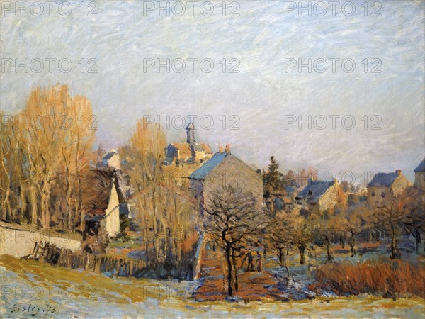'Frost in Louveciennes', 1873.  Artist: Alfred Sisley
