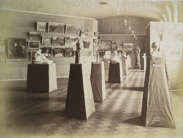 Exhibition hall, House of the Association of Literature and Arts, Russia, 1910s. Artist: Unknown