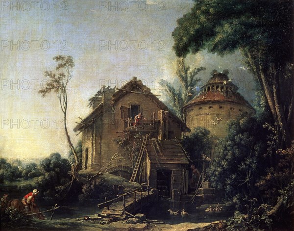 'The Windmill', 1752. Artist: François Boucher