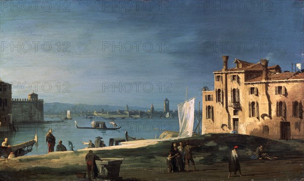 'View of Murano from the Island San Pietro di Castello', 18th century.  Artist: Canaletto