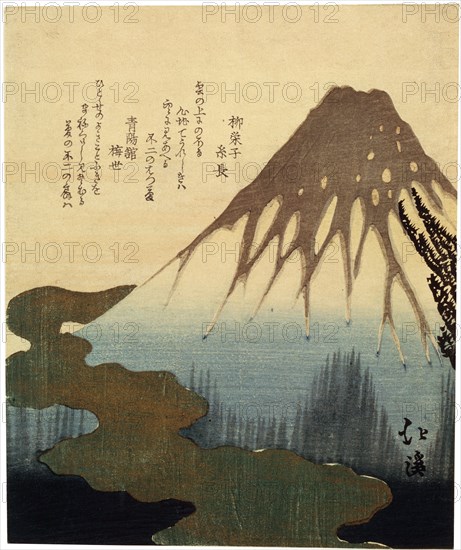 'The Mount Fuji'. 19th century. Artist: Totoya Hokkei
