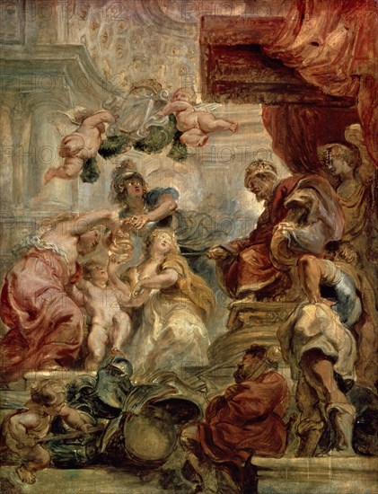 'The Uniting of Great Britain', c1632-1633.  Artist: Peter Paul Rubens