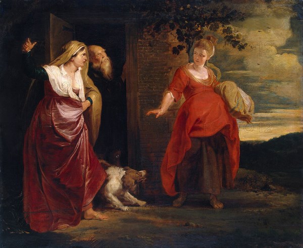 'Hagar Leaves the House of Abraham', c1615. Artist: Peter Paul Rubens