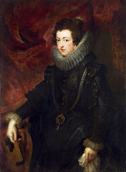 'Portrait of Queen Elisabeth of France (1602-1644), Queen consort of Spain, c1628-1629. Artist: Peter Paul Rubens