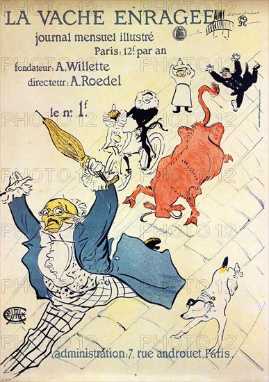 'La Vache enragée, 1896.  Artist: Henri de Toulouse-Lautrec