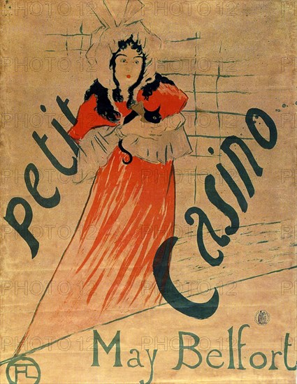 'May Belfort, Petit Casino', 1895.  Artist: Henri de Toulouse-Lautrec