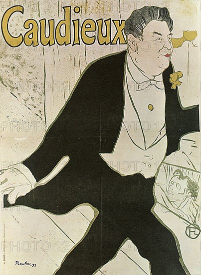 'Caudieux', 1893.  Artist: Henri de Toulouse-Lautrec