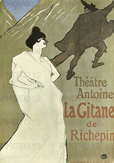 'La Gitane', 1899-1900.  Artist: Henri de Toulouse-Lautrec
