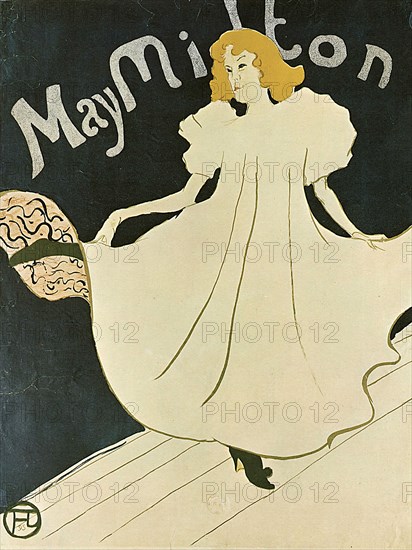 May Milton, 1895.  Artist: Henri de Toulouse-Lautrec