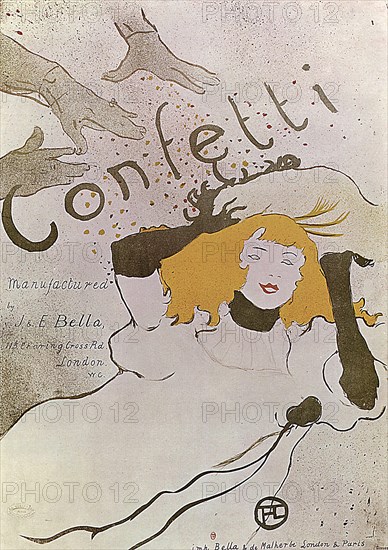 'Confetti', 1893.  Artist: Henri de Toulouse-Lautrec