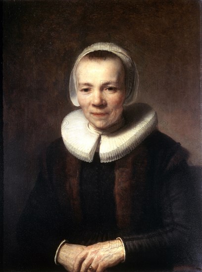 'Portrait of Baartje Martens-Doomer', c1640. Artist: Rembrandt Harmensz van Rijn