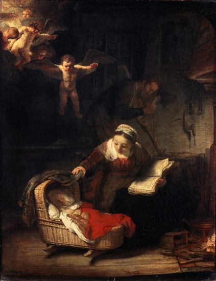 'The Holy Family', 1645.  Artist: Rembrandt Harmensz van Rijn