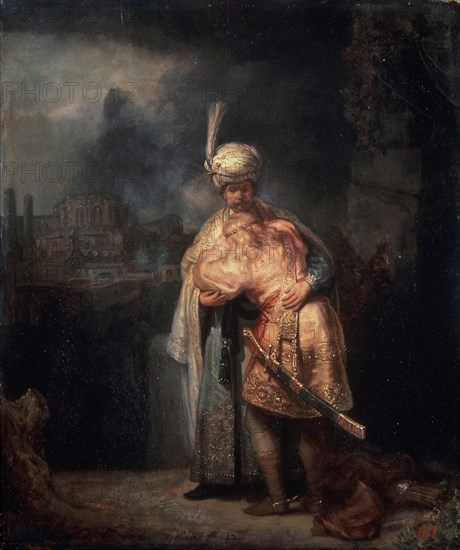 'David's Farewell to Jonathan', 1642.  Artist: Rembrandt Harmensz van Rijn