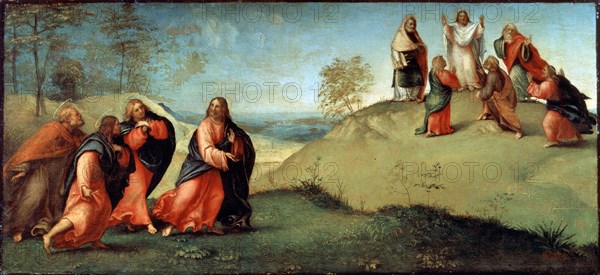 'Christ Leading the Apostles to Mount Tabor', 1512.  Artist: Lorenzo Lotto