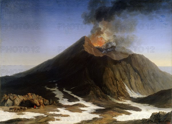 'Eruption of Mount Etna', 18th century. Artist: Jacob Philip Hackert