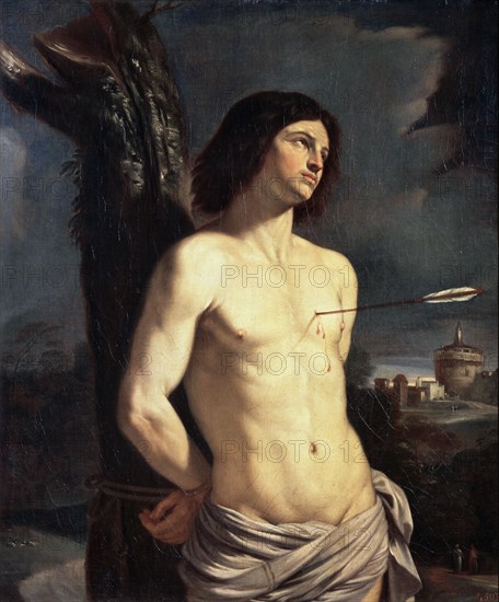 'Saint Sebastian', 1642.  Artist: Guercino