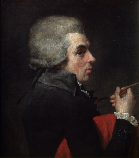 'Self-portrait', c1789. Creator: Jacques-Louis David.