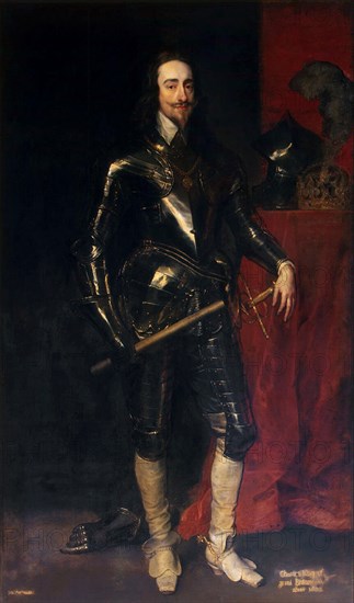 Portrait of King Charles I of England, Scotland and Ireland (1600-1649), 1638.  Artist: Anthony van Dyck