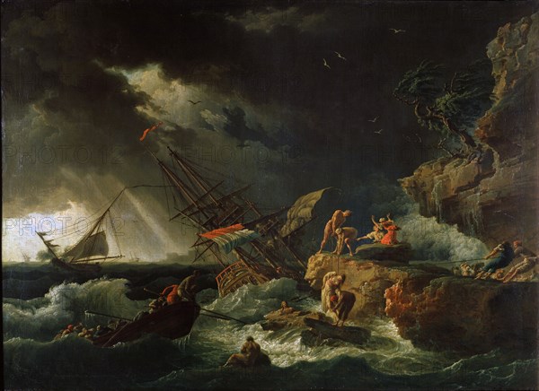 'Storm at the Sea', 1740s. Artist: Claude-Joseph Vernet