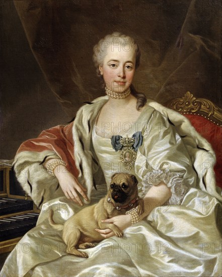 'Portrait of Countess Ekaterina Golitsyna', 1759.  Artist: Louis Michel van Loo