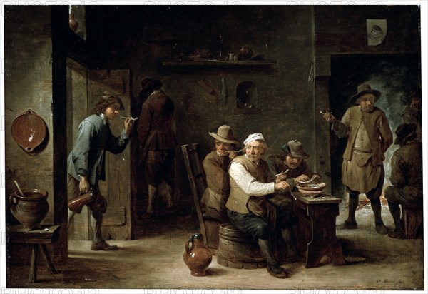 'In a Tavern', 1640s. Artist: David Teniers II