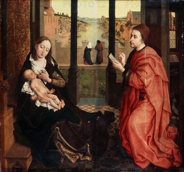 'Saint Luke Drawing the Virgin', 15th century.  Artist: Rogier Van der Weyden