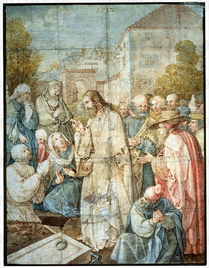 'The Raising of Lazarus', 1512.  Artist: Albrecht Dürer