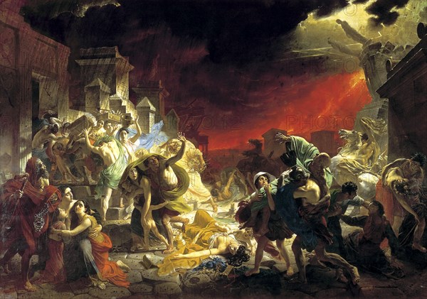 'The last Day of Pompeii', 1833.  Artist: Karl Briullov