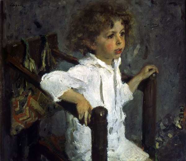 'Portrait of Mika Morosov', 1901.  Artist: Valentin Serov