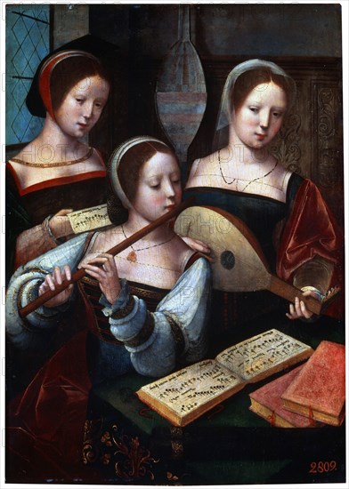 'Musicians', 1530s-1540s. Artist: Unknown Old Master