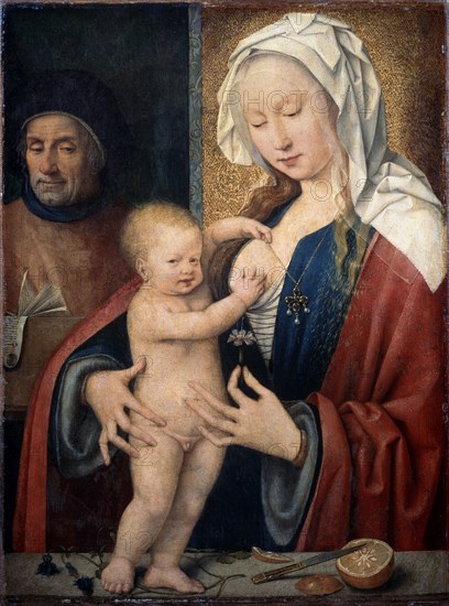 'The Holy Family', between 1464 and 1540.  Artist: Joos van Cleve