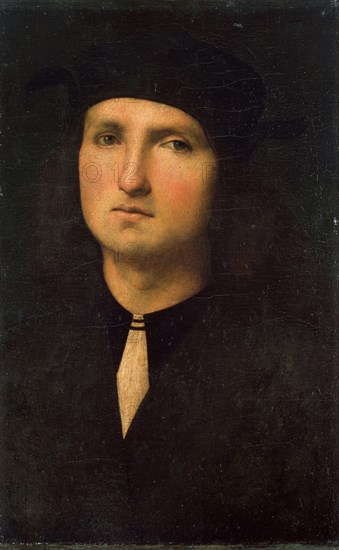 'Portrait of a Young Man', between 1495 and 1500.  Artist: Perugino