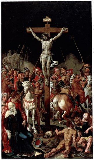 'Calvary', between 1545 and 1550. Artist: Maerten van Heemskerck