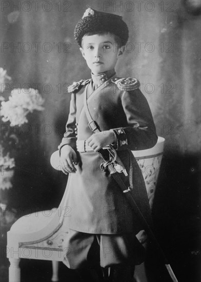 Tsarevich Alexei of Russia, c1910-c1914(?). Artist: Anon