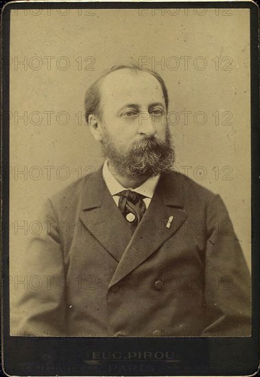 Camille Saint-Saens, French composer, conductor, organist and pianist, late 19th century. Artist: Eugene Pirou