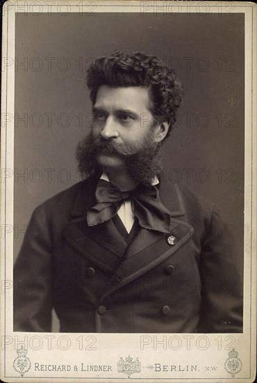 Johann Strauss the Younger, Austrian composer, 19th century. Artist: Reichard & Lindner