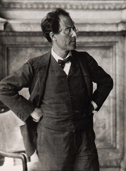 Gustav Mahler, Austrian composer and conductor, 1900s. Artist: Anon
