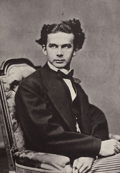 King Ludwig II of Bavaria, 1867. Artist: Joseph Albert