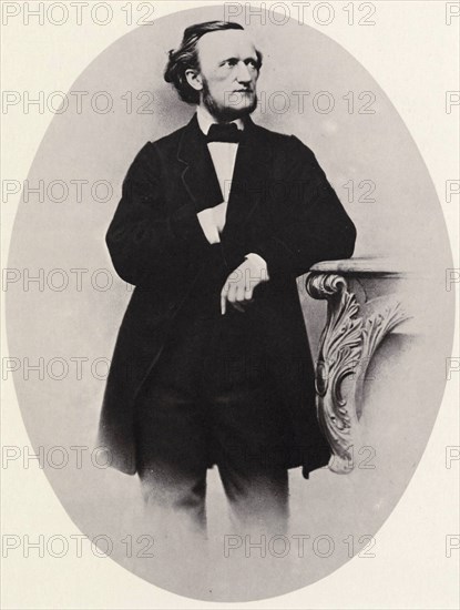 Richard Wagner, German composer, 1864. Artist: Joseph Albert