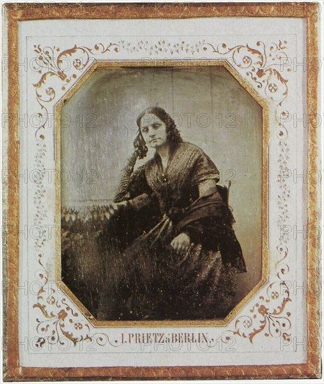 Countess Maria Nikolayevna Volkonskaya, Irkutsk, Siberia, Russia, 1845. Artist: Alfred Davignon
