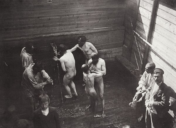 The sacred spring in Sarov Monastery, Russia, 1903. Artist: K von Hahn