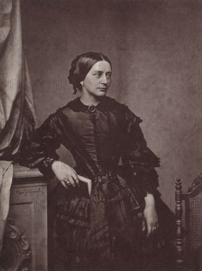 Clara Schumann, German pianist and composer, 19th century. Creator: Franz Seraph Hanfstaengl.